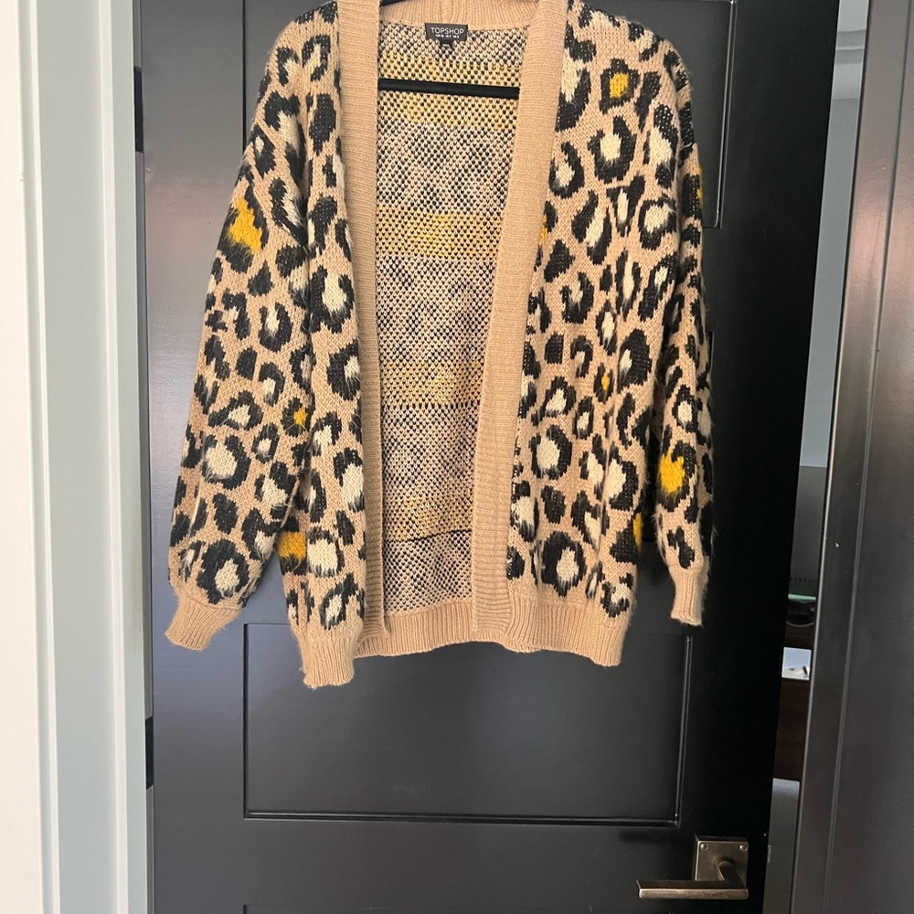 Top shop animal cardigan